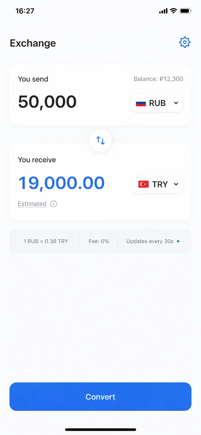 Money Transfer — app screenshot