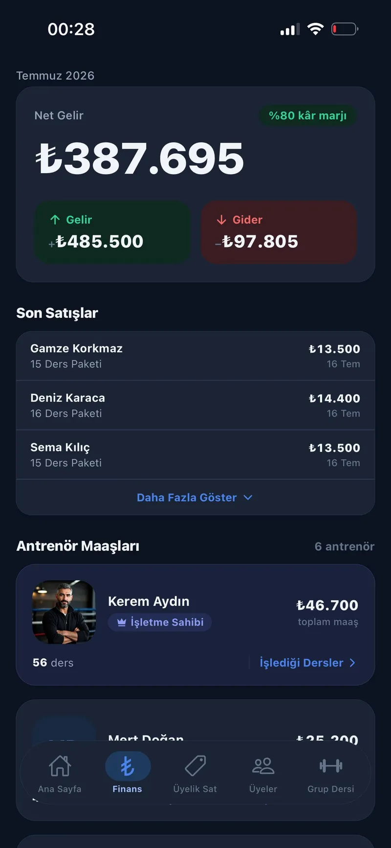 RRG Boxing — app screenshot